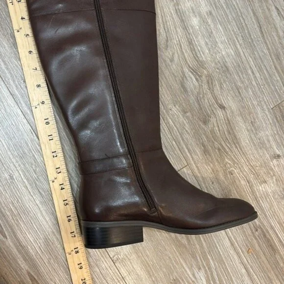 Ralph Lauren  brown WOMEN''S  Elegant leather riding boots size 9.5 NEW - Picture 11 of 11